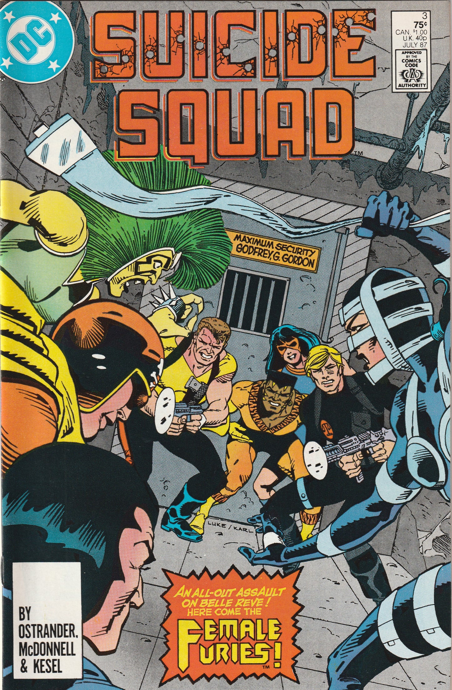 Suicide Squad #3 (1987) - Female Furies