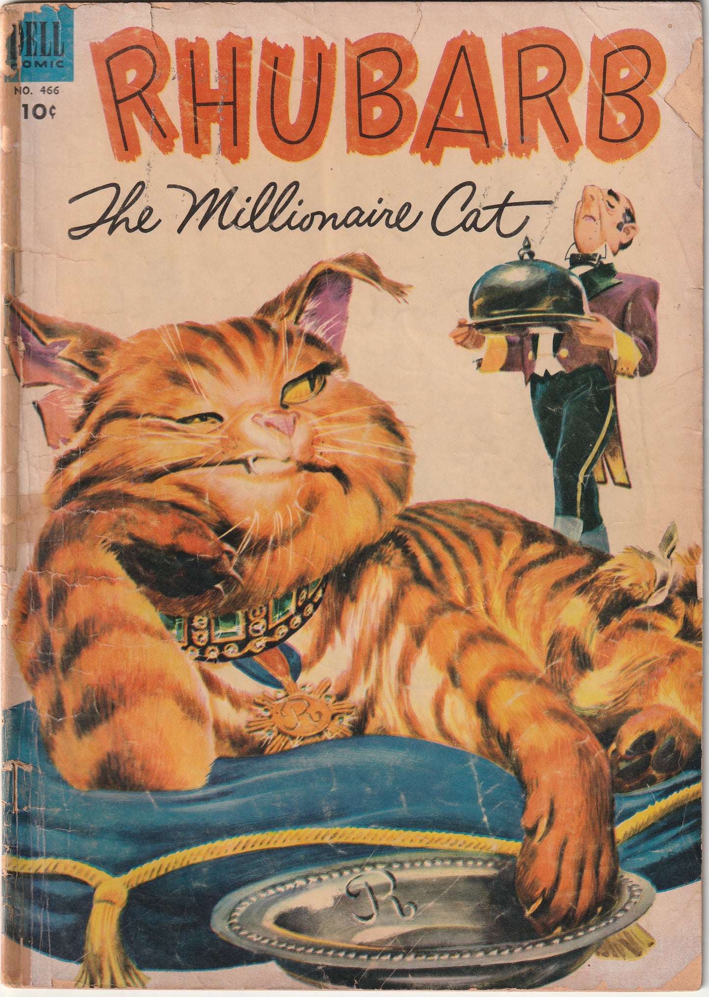 Dell Four Color #466 (1953) - Rhubarb The Millionaire Cat