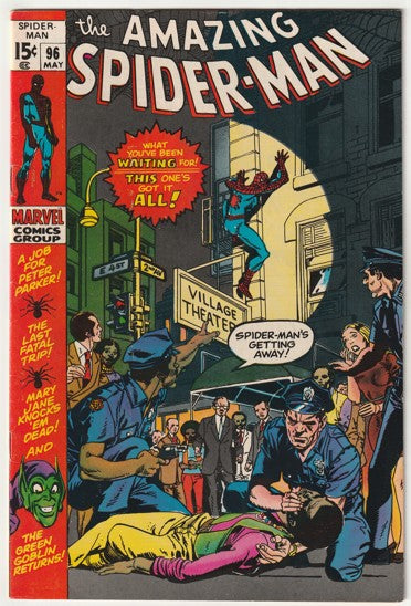 Amazing Spider-Man #96 (1971) - Drug story - No Comics Code