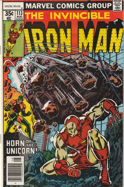 Iron Man #113 (1978) -Cover by John Romita Jr., Titanium Man & Unicorn Appearance