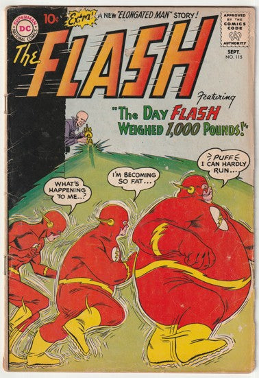 Flash #115 (1960) - 2nd Appearance of Elongated Man