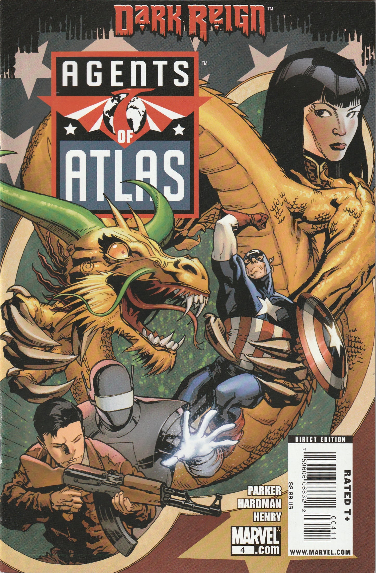 Agents of Atlas #4 (2009) - Dark Reign tie-in