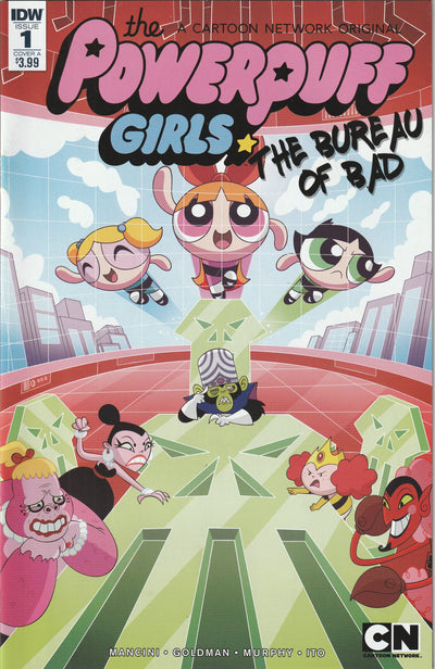 The Powerpuff Girls:  Bureau of Bad #1 (2017) - Cover A