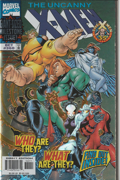 Uncanny X-Men #360 (1998) - Holographic Foil-Etched Cover