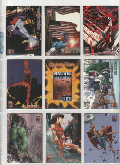 1997 Fleer/Skybox - Marvel Premium QFX - Complete base set