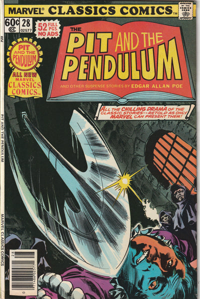 Marvel Classics Comics #28 (1977) - The Pit and the Pendulum - 1st Michael Golden work