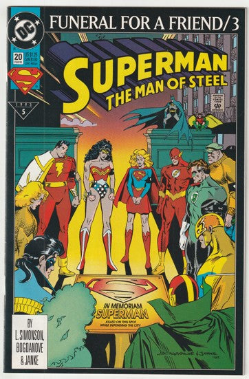 Superman: The Man of Steel #20 (1993) - Funeral For a Friend 3