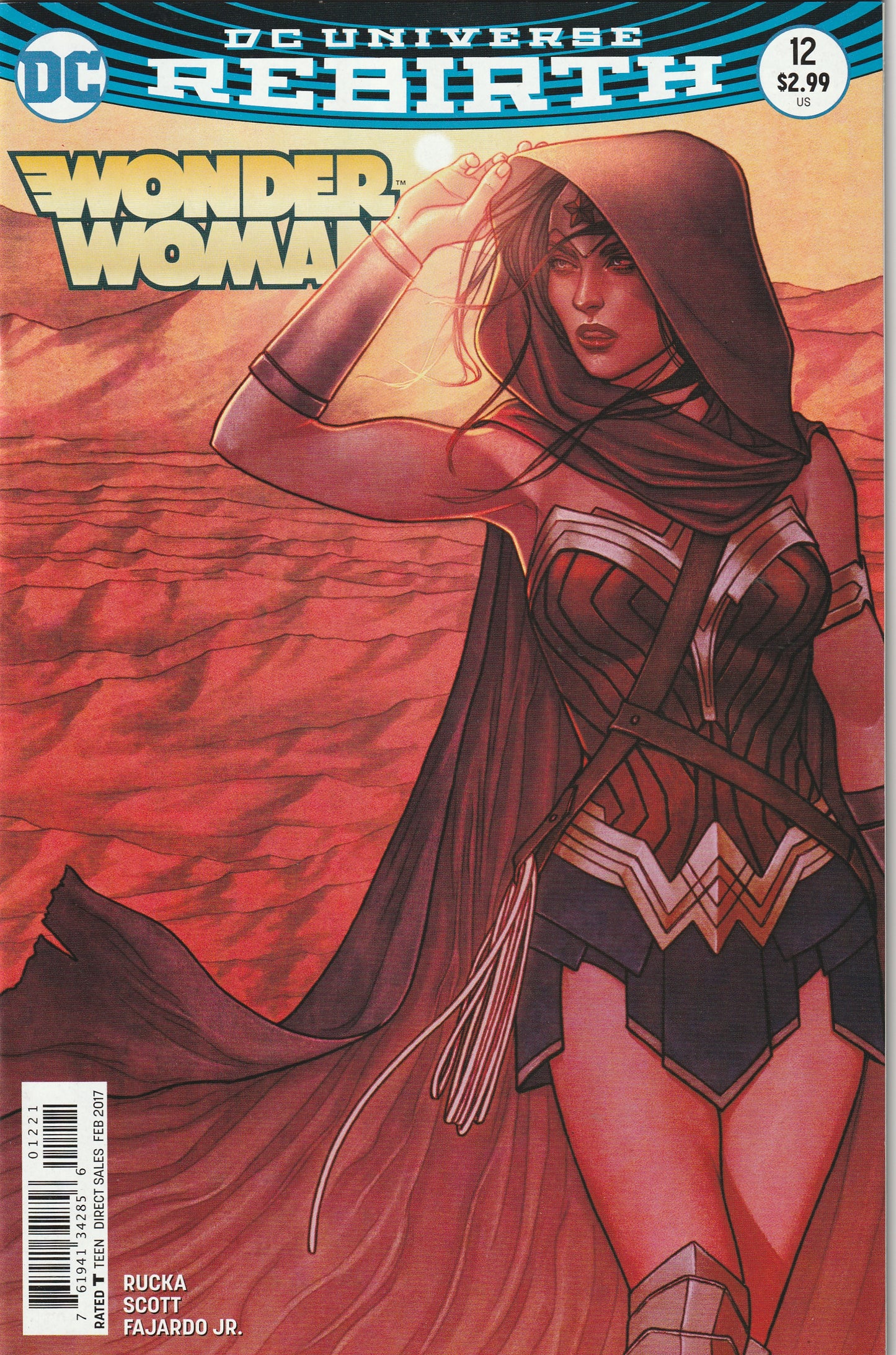 Wonder Woman #12 (2017) - Jenny Frison Variant Cover