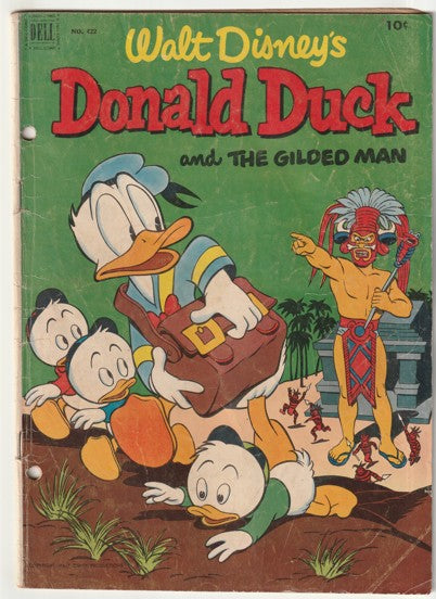 Dell Four Color #422 (1952) - Walt Disney's Donald Duck and The Gilded Man - Carl Barks