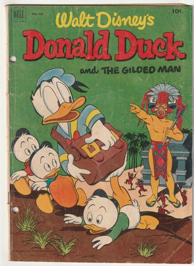 Dell Four Color #422 (1952) - Walt Disney's Donald Duck and The Gilded Man - Carl Barks