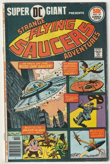 Super DC Giant #27 (1976) Presents Strange Flying Saucers Adventures