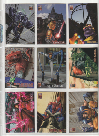 1997 Fleer/Skybox - Marvel Premium QFX - Complete base set