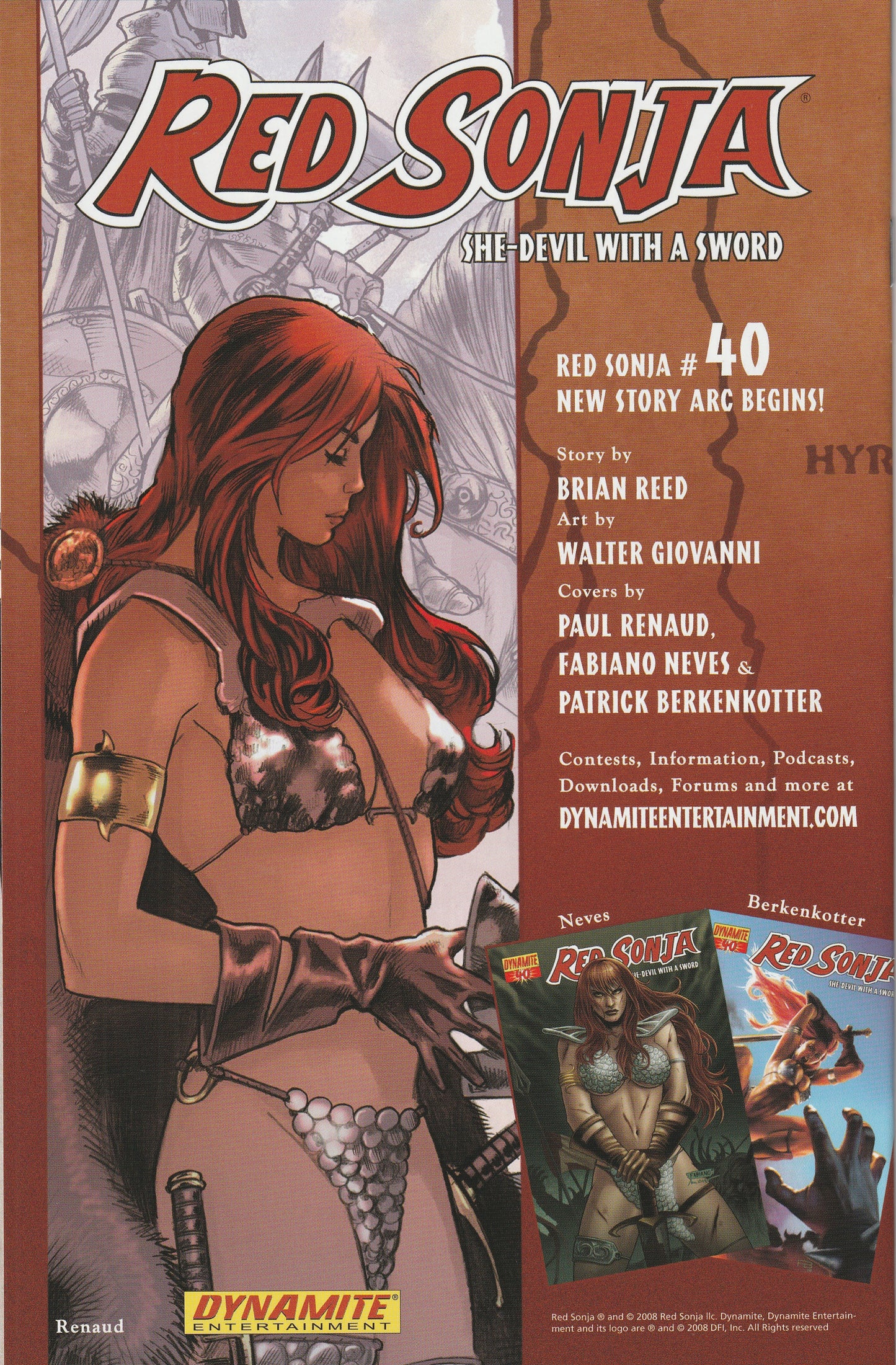 Red Sonja #39 (2008) - Fabiano Neves cover