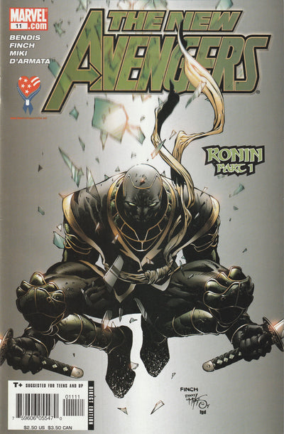 New Avengers #11 (2005) - 1st appearance of Maya Lopez as Ronin, formerly Echo