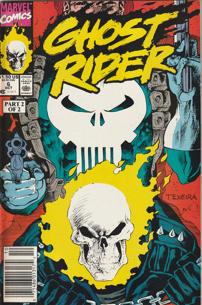 Ghost Rider #6 (1990) - Punisher (Frank Castle) Appearance
