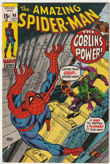 Amazing Spider-Man #98 (1971) - Drug story - No Comics Code