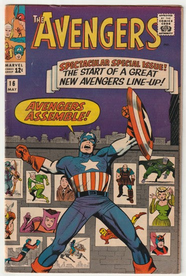 Avengers #16 (1965) - New Avengers line-up