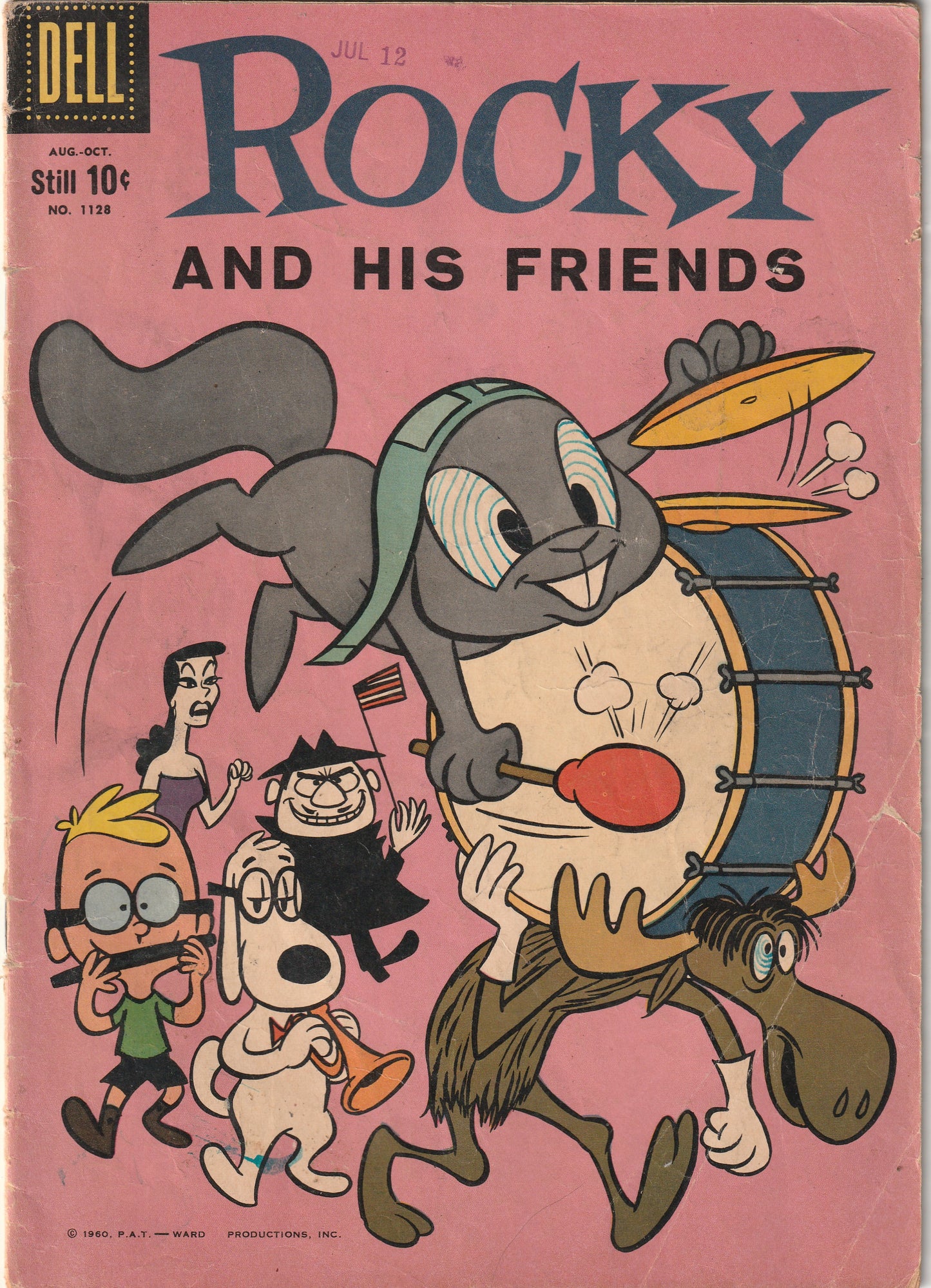 Dell Four Color #1128 (1960) - Rocky and His Friends - 1st appearance of Rocky and Bullwinkle