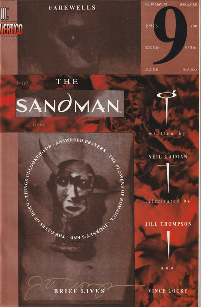 Sandman #49 (1993) - Autographed by Jill Thompson