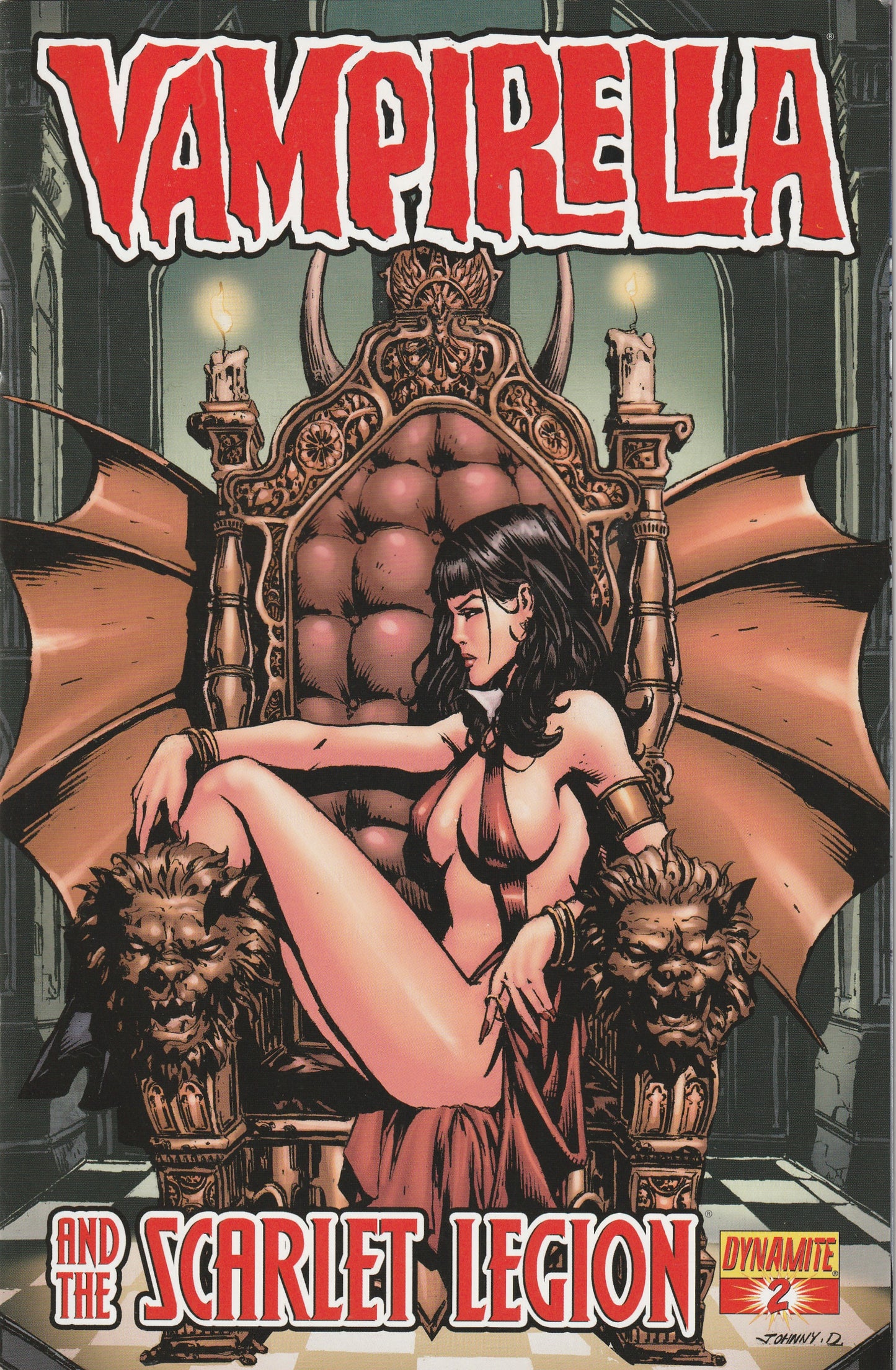 Vampirella and the Scarlet Legion #2 (2011) - Johnny Desjardins Cover