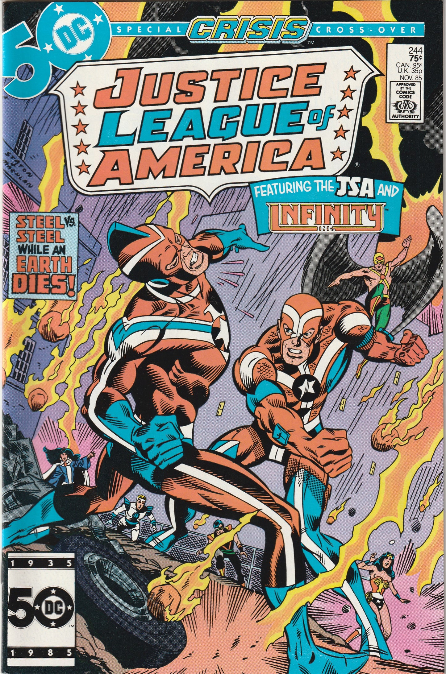 Justice League of America #244 (1985) - Crisis crossover