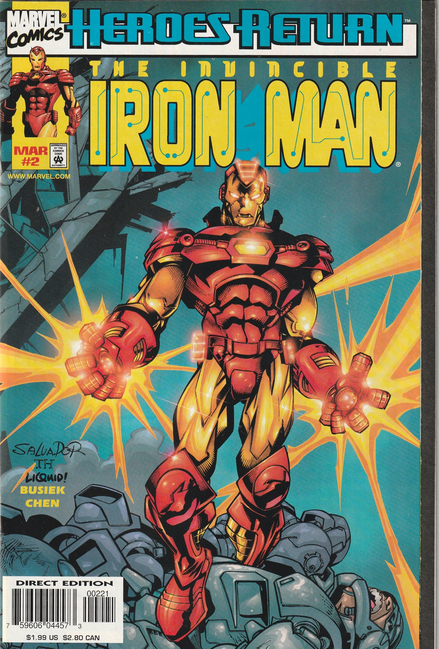Iron Man #2 (1998) - Heroes Return - Kurt Busiek
