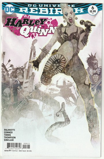 Harley Quinn #6 (2016) - Rebirth - Bill Sienkiewicz Variant Cover