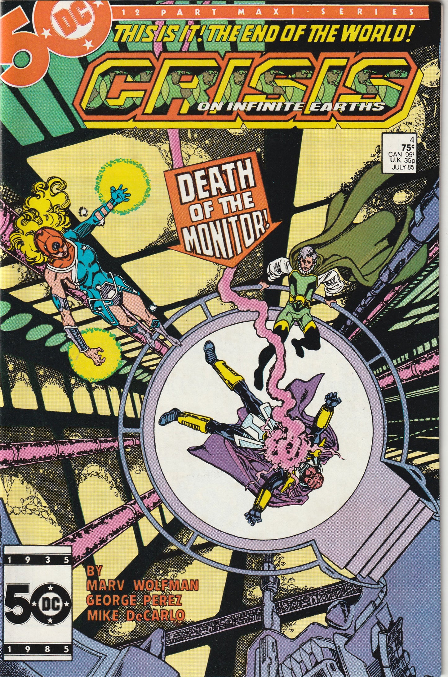 Crisis on Infinite Earths #4 (1985) - 1st Appearance of Lady Quark