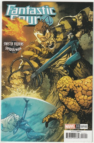 Fantastic Four #33 (LGY #678, Volume 6, 2021) - Dike Ruan Spider-Man Villains Variant Cover