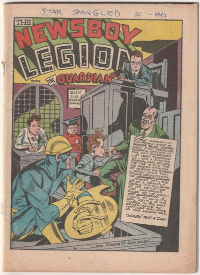 Star Spangled Comics #10 (1942) - *Coverless* - Simon & Kirby, Jerry Siegel