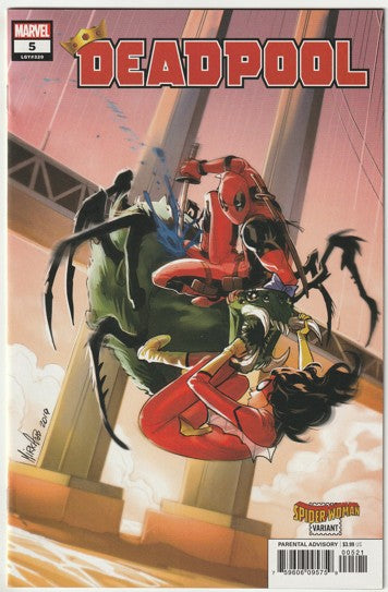 Deadpool #5 (LGY #320, 2020) - Mirka Andolfo Spider-Woman Variant Cover