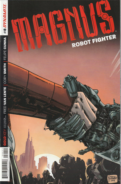 Magnus Robot Fighter #8 (2014) - Regular Gabriel Hardman Cover