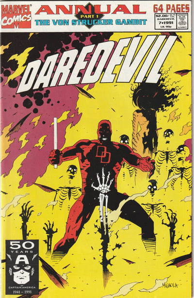 Daredevil Annual #7 (1991) - The Von Strucker Gambit - Mike Mignola cover