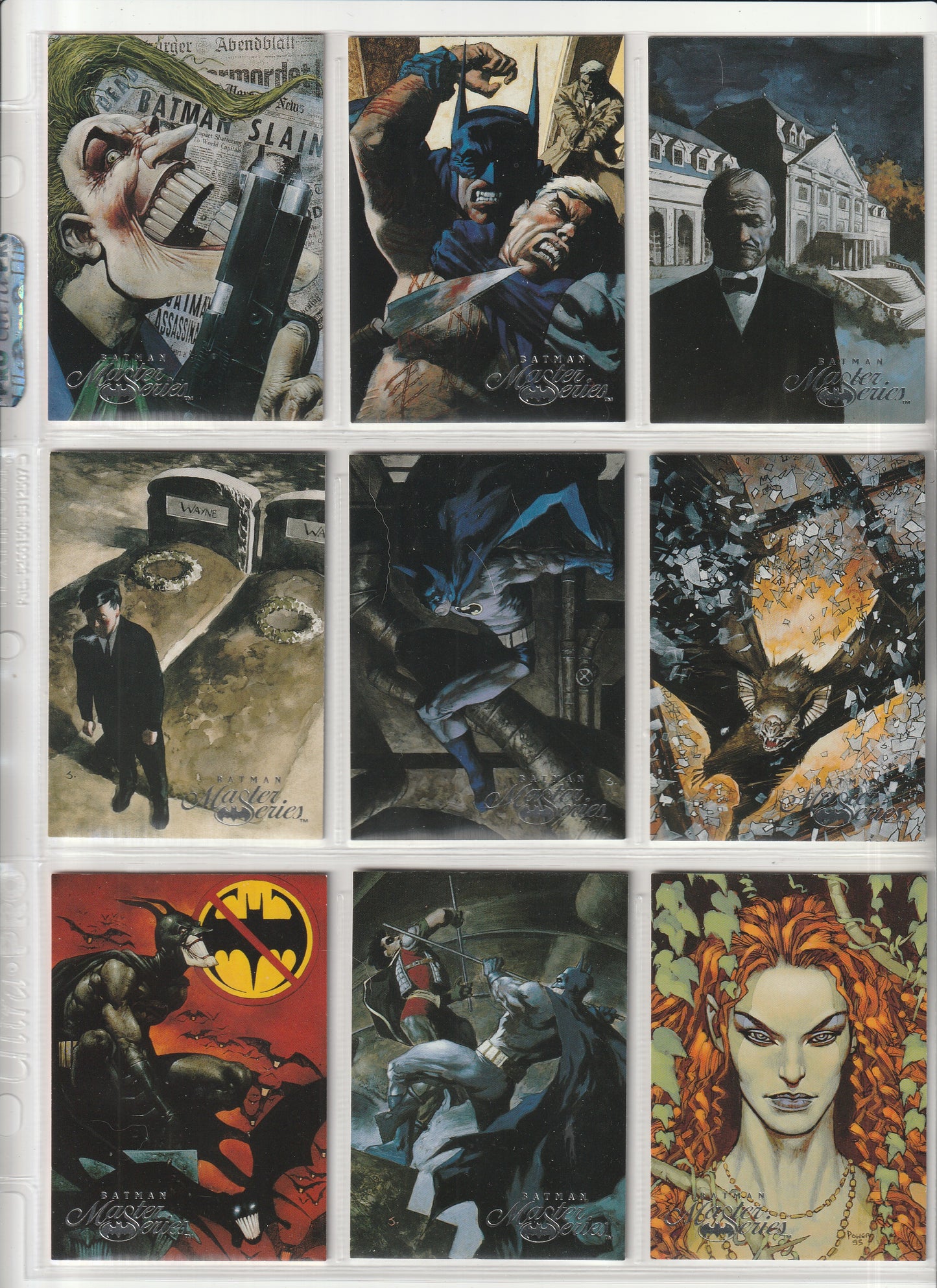1996 Skybox - Batman Master Series - Complete base set