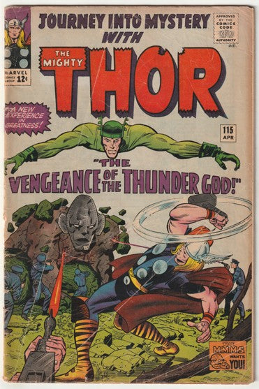 Journey Into Mystery #115 (1965) - With Thor, Origin of Loki