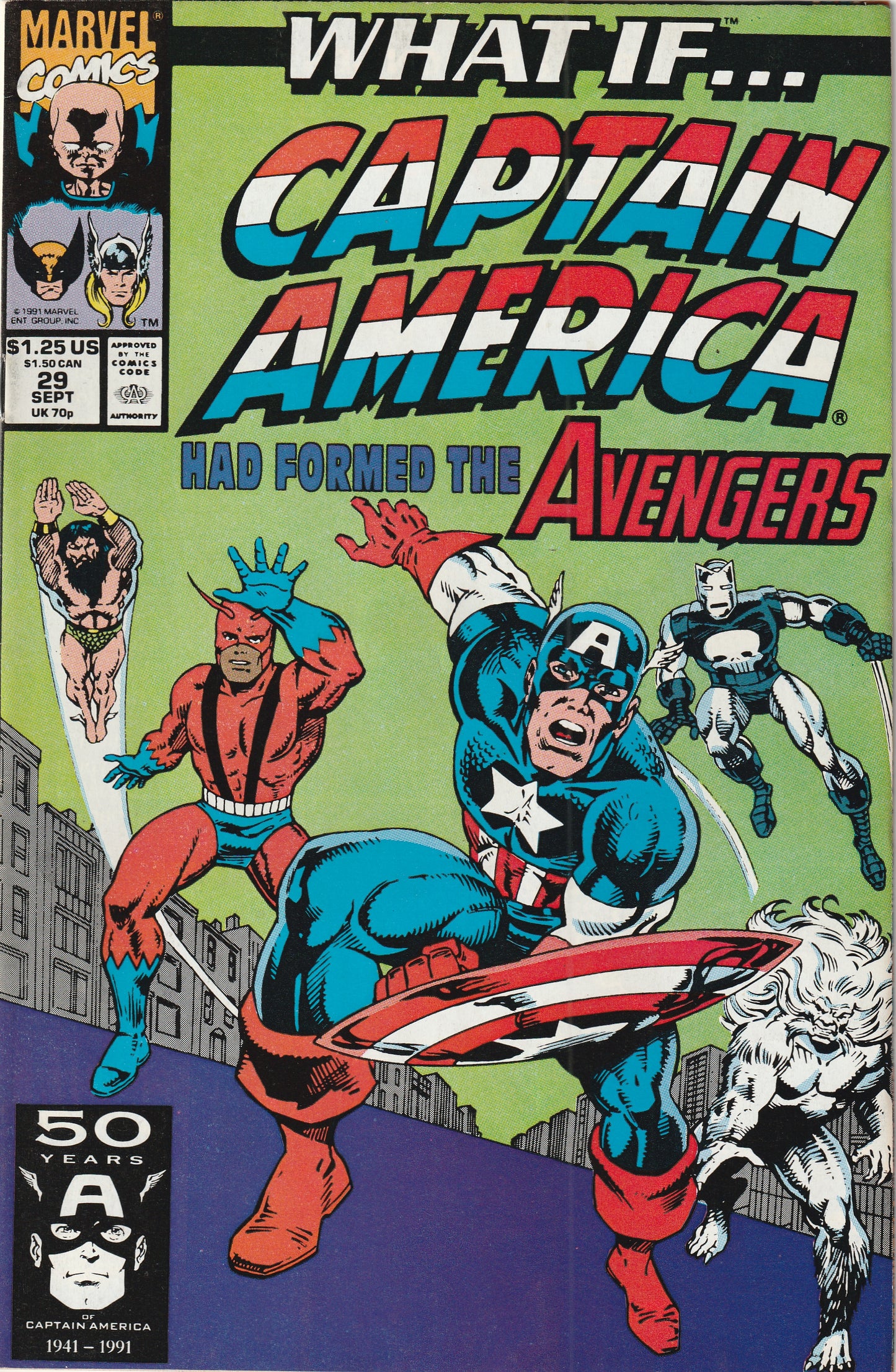 What If? #29 (Vol 2 - 1991) - Captain America had Formed the Avengers?