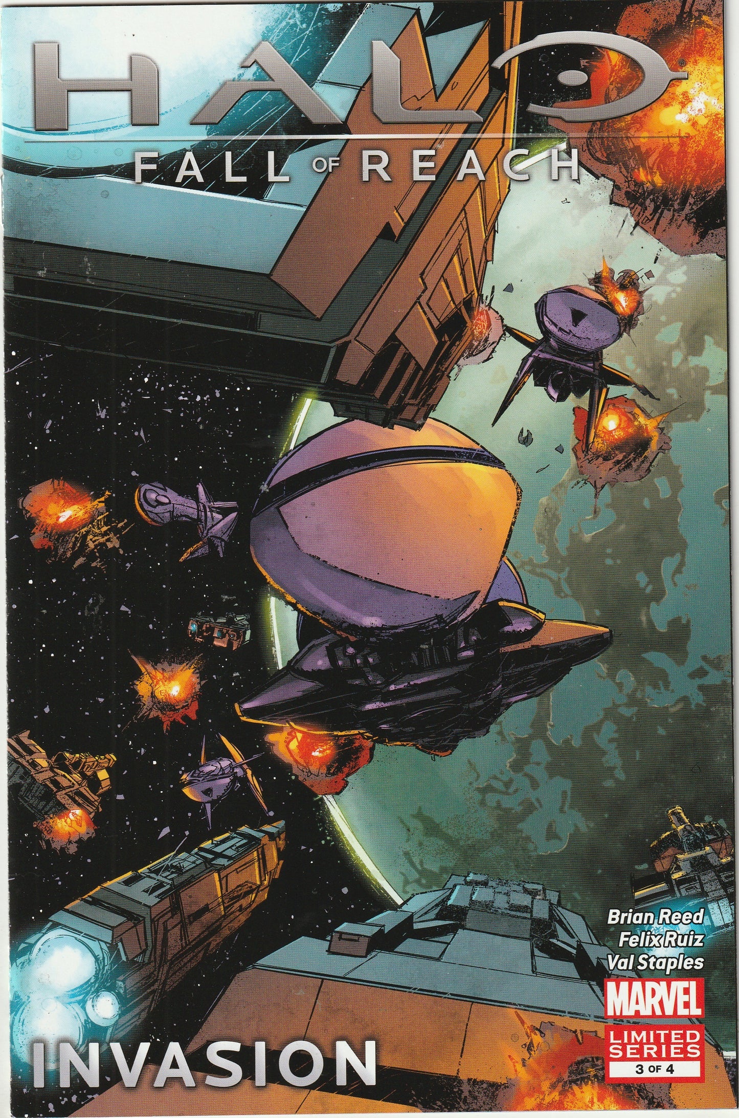 Halo: Fall of Reach - Invasion (2012) - 4 issue mini series