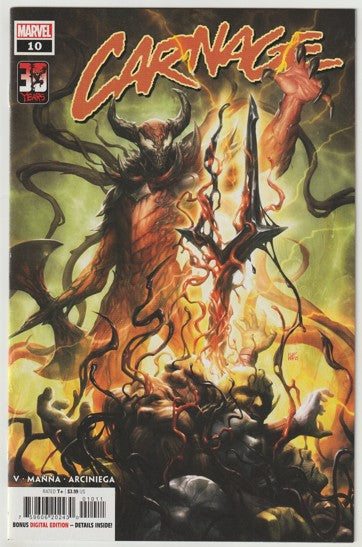 Carnage #10 (2023) - Debut of All-Blood, a spear
