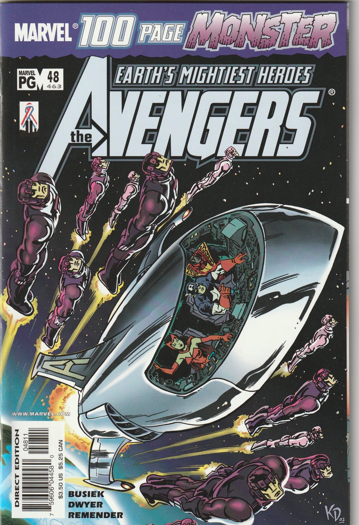 Avengers (Vol 3) #48/463 (2002) - 100 Page Monster issue