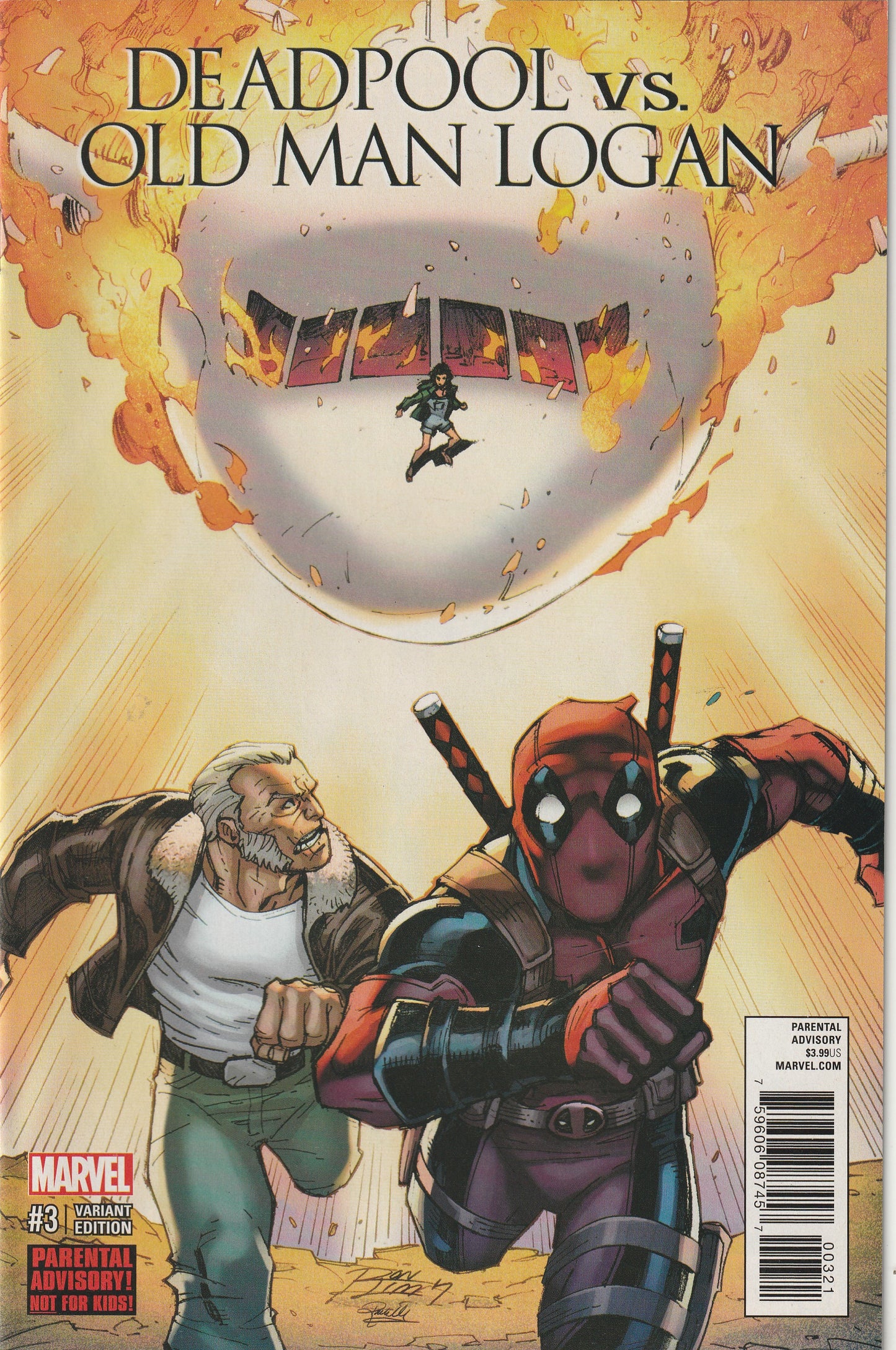 Deadpool vs Old Man Logan #3 (2018) - Ron Lim Variant Cover