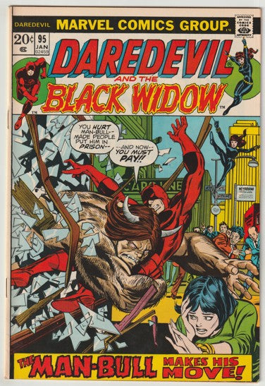 Daredevil #95 (1973) - Man-Bull appearance