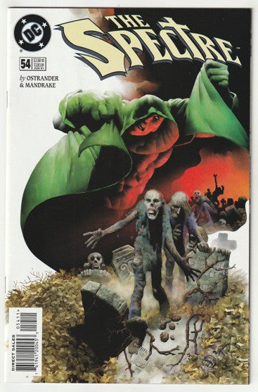 The Spectre #54 (1997) - 1st Appearance of Mr. Terrific, Richard Corben cover