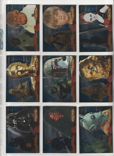 2001 Topps - Star Wars Evolution - Complete base set