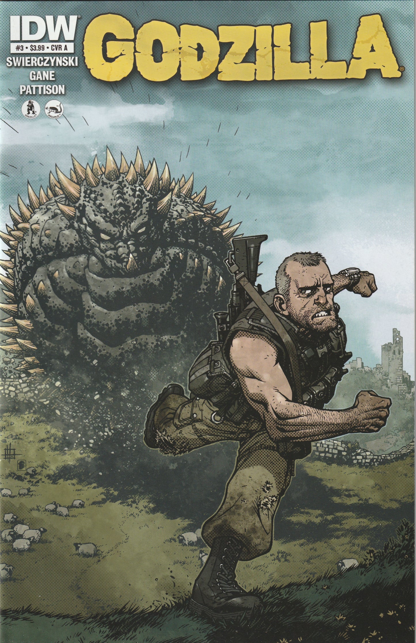 Godzilla #3 (2012) - Cover A by Zach Howard