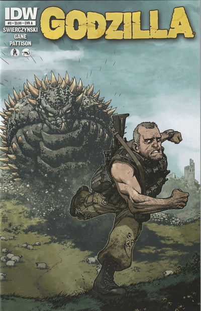 Godzilla #3 (2012) - Cover A by Zach Howard