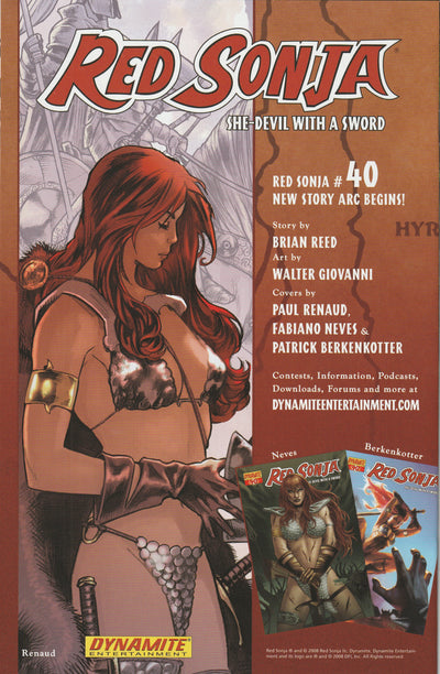 Red Sonja #39 (2008) - Pablo Marcos cover