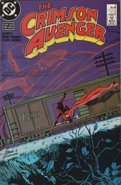 The Crimson Avenger (1988) - Complete 4 issue mini-series