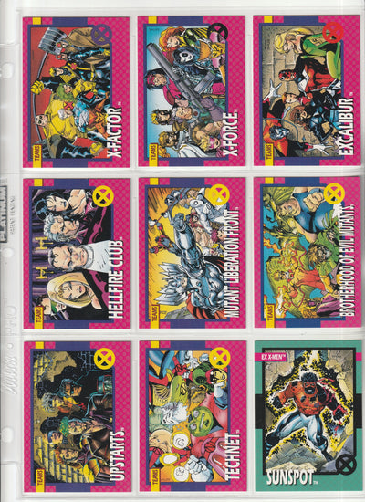 1992 Impel X-Men Series 1 - Complete base set