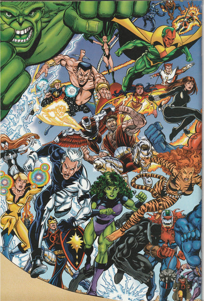 Avengers #1 (1998) - Heroes Return - George Perez wraparound cover