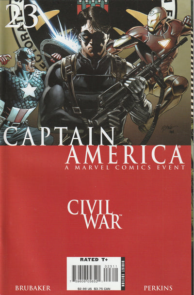 Captain America #23 (2006) - Civil War tie-in
